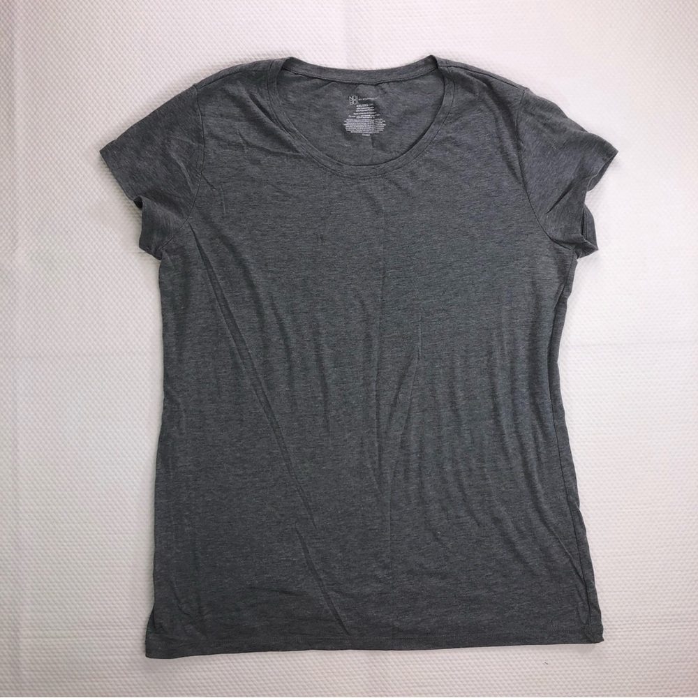 No Boundaries Gray Fitted Short Sleeve T-Shirt
